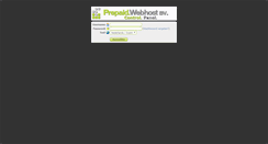 Desktop Screenshot of panel.prepaidwebhost.nl