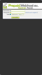 Mobile Screenshot of panel.prepaidwebhost.nl