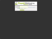 Tablet Screenshot of panel.prepaidwebhost.nl